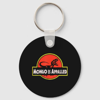 Mongo Is Flying Bisonlled 面白い恐竜のミーム キーホルダー
