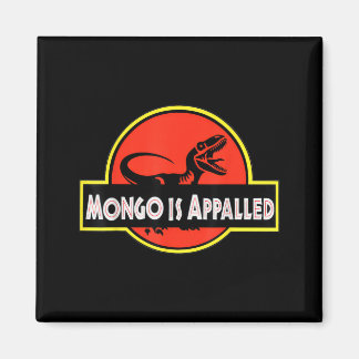 Mongo Is Flying Bisonlled 面白い恐竜のミーム マグネット