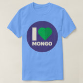 MongoDB I Love Mongo Tシャツ (デザイン正面)