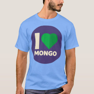MongoDB I Love Mongo Tシャツ