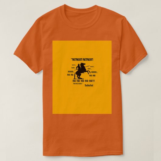 Mongol Empire Subutai Graphic 1 Tシャツ (デザイン正面)