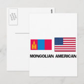 Mongolian American ポストカード (正面/裏面)
