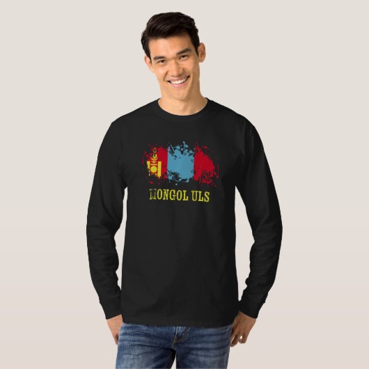 Mongolian enthusiasts for Mongol Uls and Mongolia Tシャツ (正面フル)