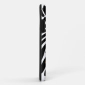 Mongramのレトロのシマウマのプリントのブロンドの女性 Case-Mate iPhoneケース (裏面/右)