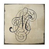mongram 「M」のタイル タイル (正面)