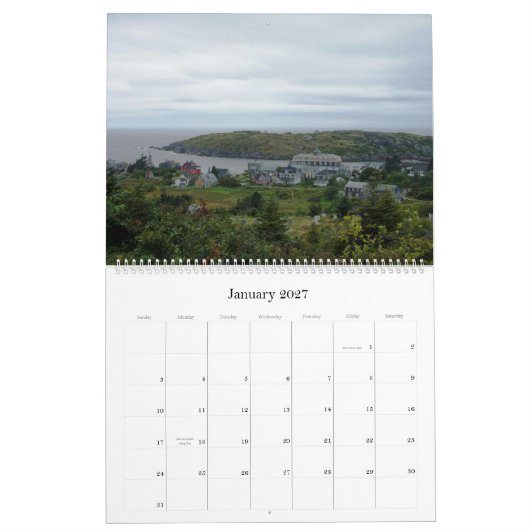 Monheganの島、ME2011Photographyによる… カレンダー (1月 2027)