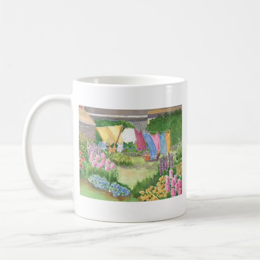 MonheganのKathyの洗濯はメインのマグです コーヒーマグカップ (左)