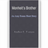 Monheit's Brother ブックカバー ステッカー シール (正面)