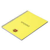 Monica Heart Yellow ノートブック (左側)