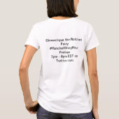 Monied妖精のShawntiquaのボス Tシャツ (裏面)