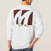 Moniewareのより大きいオリジナルによって署名されるロゴLongsleeve Tシャツ (裏面)