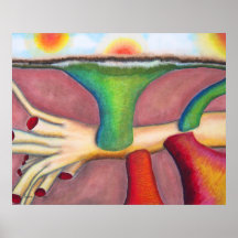 "Monism"パステル&油by A. Louise Peterson