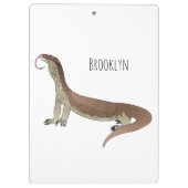 Monitor lizard cartoon illustration クリップボード (裏面)