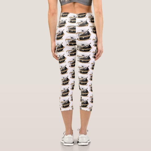 Monk Dice Design カプリレギンス (裏面)