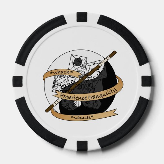 Monk Dice Design ポーカーチップ (正面)