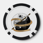 Monk Dice Design ポーカーチップ (裏面)