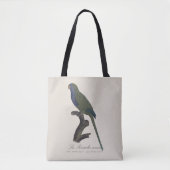 Monk Parakeet or Monk Parrot, Myiopsitta Monachus トートバッグ (正面)