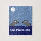 Monk Seals Dating ジグソーパズル (縦)