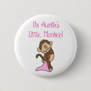 Monkeyピンクの伯母さんの 缶バッジ