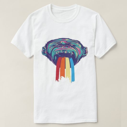 Monkey壁紙 – PHONEKYからモバイルへ Tシャツ (デザイン正面)