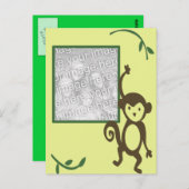 MOnkey誕生日フォトフレーム ポストカード (正面/裏面)