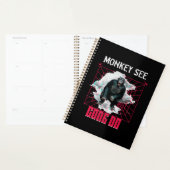 Monkey, 「コード実行おもしろいくもの巣開発者」を参照 プランナー手帳 (ディスプレー)