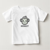 Monkey ベビーTシャツ (正面)