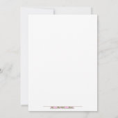 MONKEY 遊 5x7ブラウン/緑の赤ちゃんシャワー 招待状 (裏面)