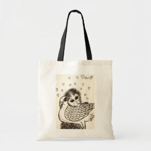 Monkey and Pigeon(サルと素晴らしハトの友情) トートバッグ
