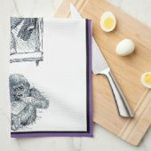 Monkey Around Young Gorilla Kitchen Towel キッチンタオル (四つ折り)