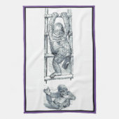 Monkey Around Young Gorilla Kitchen Towel キッチンタオル (縦)