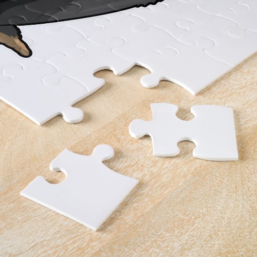 Monkey as おたくwith Book ジグソーパズル (側面)