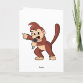 Monkey as Singer with Microphone.PNG カード (裏面)