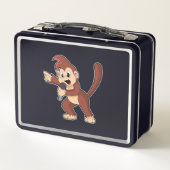 Monkey as Singer with Microphone.PNG メタルランチボックス (裏面)