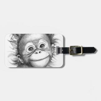 Monkey - Baby Orang outan 2016 G-121 ラゲッジタグ