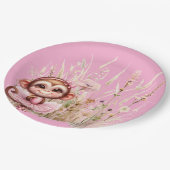 Monkey Ballerina ペーパープレート (アングル)