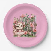 Monkey Ballerina ペーパープレート (正面)