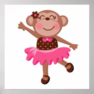Monkey Ballerina ポスター