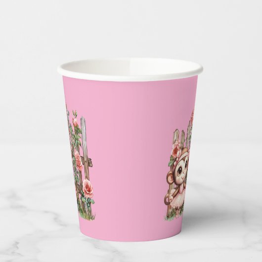 Monkey Ballerina 紙コップ (左)
