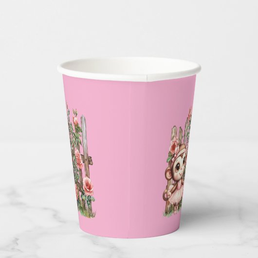 Monkey Ballerina 紙コップ (右)