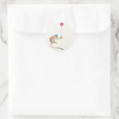 Monkey Balloon Party Stickers ラウンドシール (バッグ)