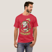 Monkey Banana funny Tシャツ (正面フル)