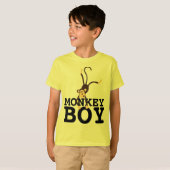 MONKEY BOY、BOYS KIDS Tおもしろいシャツ Tシャツ (正面フル)