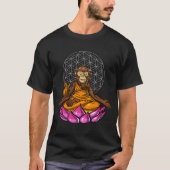 Monkey Buddha Meditation Tシャツ (正面)