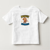Monkey Business Funny  トドラーTシャツ (正面)