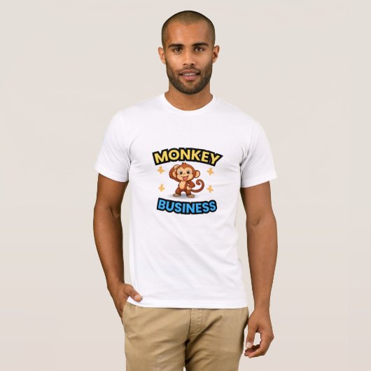 Monkey Business Funny Tシャツ (正面フル)