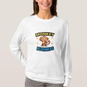 Monkey Business Funny  Tシャツ (正面)