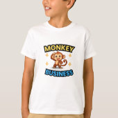 Monkey Business Funny Tシャツ (正面)