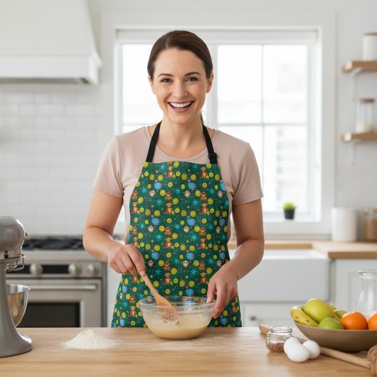 Monkey Business Pattern エプロン