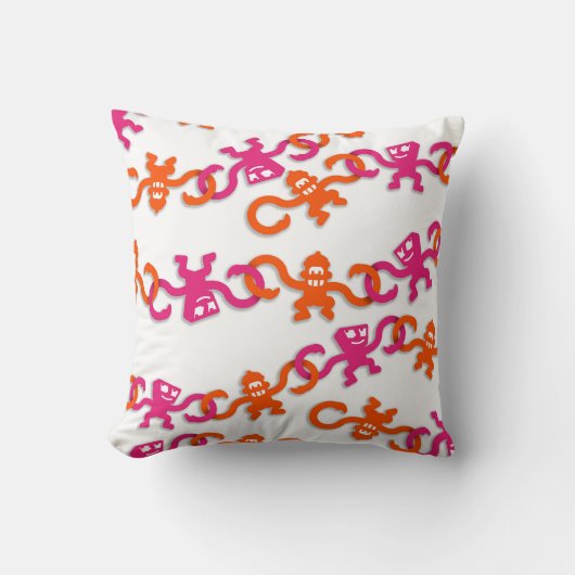 Monkey Business Pillow クッション (正面)